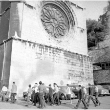 Voyage scolaire : Voyage en Allemagne. Visite d'une cathédrale