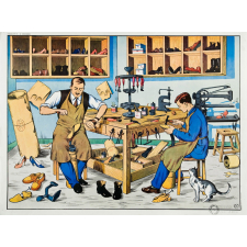 Tableau de vocabulaire : 19- Le cordonnier. 20- Le coiffeur.