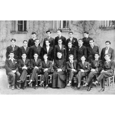 Ecole de l'Immaculée-Conception - Caousou. (Haute-Garonne). 1934-1935.