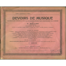 Devoirs de musique. Nouveau cours théorique & pratique de devoirs à écrire pour l'enseignement de la musique.