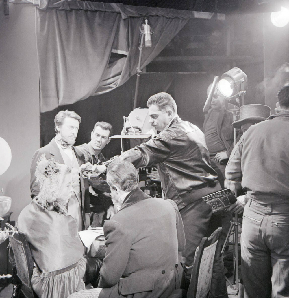 Télévision : Plateau Lhomond : Réalisation du film Marsay : Tournage d'une scène