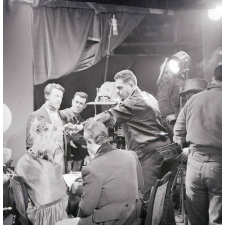 Télévision : Plateau Lhomond : Réalisation du film Marsay : Tournage d'une scène
