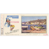Buvard publicitaire. Le Port de Saint-Mandrier. Flan Lyonnais Entremets. Série A N°11. 