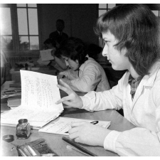 Collège d'enseignement technique pour jeunes filles. Le cours de comptabilité.