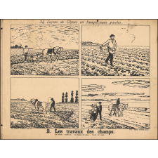 Tableaux muraux. 34 Leçons de Choses en Images sans paroles en tableaux muraux à raconter par les Petits. 1- La ferme. 2- Les travaux des champs.