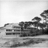 Lycée de Marseille-Bellevue : vue sur le parc et les locaux.
