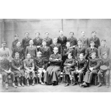 Ecole Saint-Charles à Saint-Brieuc. (Côte-d'Armor). 1940-1941.