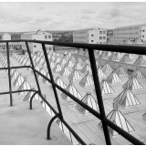 Ecole nationale d'enseignement technique de Montluçon : le toit du grand atelier