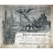 Livre d'Or des Concours et Expositions - Diplôme Commémoratif Commerce, Industrie. Médaille d'Honneur Industrielle.