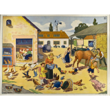 Tableau d'élocution. La ferme. La construction.