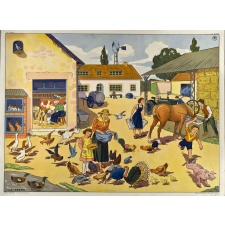 Tableau d'élocution. La ferme. La construction.