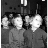 Enseignement musical, cours de Mme Cory : la répétition du chant.