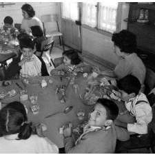 Oeuvre de protection des Enfants juifs : Repas : Réfectoire