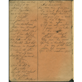 Cahier de chansons.