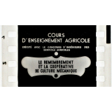 Le Remembrement et la coopérative de culture mécanique.
