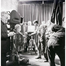 Télévision : Plateau Lhomond : Réalisation du film Marsay : Tournage d'une scène