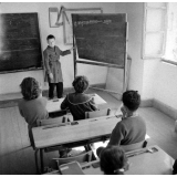 Ecole primaire : Un élève au tableau