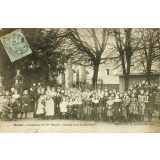 Rouen - Pensionnat de Mme Renard - Grande cour de récréation.
