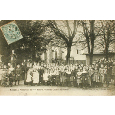 Rouen - Pensionnat de Mme Renard - Grande cour de récréation.