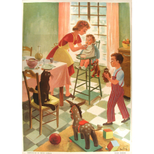 Tableau mural. Images de la vie. 112. Le déjeuner (Série n°23).