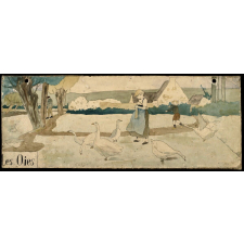 Tableau mural. Les oies.