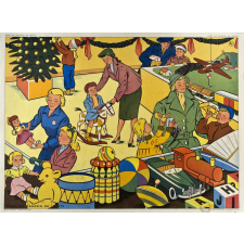 Tableau d'élocution. Dans un magasin de jouets. Le feu.