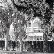 Sanatorium des étudiantes : Vence : Façade sud : Vue du jardin