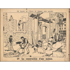Tableaux muraux. 34 Leçons de Choses en Images sans paroles en tableaux muraux à raconter par les Petits. 15- Les boissons. 16- La rue.