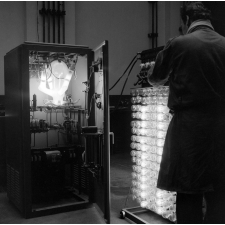 Institut supérieur d'électrotechnique de Grenoble : lampe à vapeurs de mercure.
