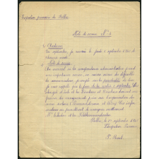 Recueil de notes de service depuis 1940. 
