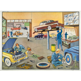 Tableau de vocabulaire : 23- Le garage. 24- Les travaux publics.