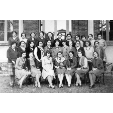 Ecole Normale d'Institutrices de Beauvais. (Oise). janvier 1930.
