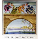 Sur le pont d'Avignon.