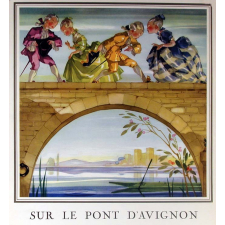 Sur le pont d'Avignon.
