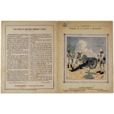 L'Artillerie de montagne bombarde les positions Hovas d'Andriba - Épisodes de la guerre à Madagascar n°14.