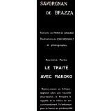 Savorgnan de Brazza. IX. Le traité avec Makoko.