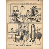 Tableaux muraux. 34 Leçons de Choses en Images sans paroles en tableaux muraux à raconter par les Petits. 29- Chez le tailleur. 30- Chez la Modiste.