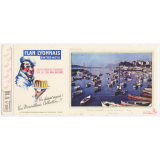 Buvard publicitaire. Toulon - Port Saint-Louis. Flan Lyonnais Entremets. Série A N°18.  