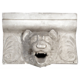 Frise à tête de lion.