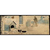 Tableau mural. Le chien. 