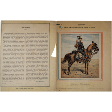 L'Armée Allemande. Sous-officier de uhlans prussiens (2e régiment) - Récits patriotiques sur la guerre de 1870-71. N°46