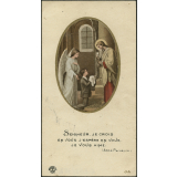 Image religieuse. Image de première communion. 