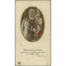 Image religieuse. Image de première communion.