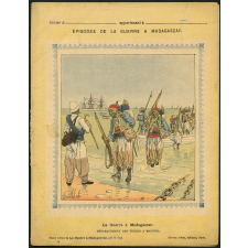 Débarquement des Turcos à Majunga - Épisodes de la guerre à Madagascar n°9.