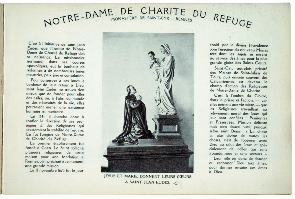 Notre Dame de Charité du Refuge - Monastère de Saint-Cyr - Rennes. (Ille et Vilaine).