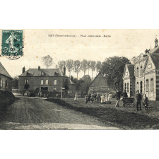 Sigy (Seine-Inférieure) - Place communale - Mairie.