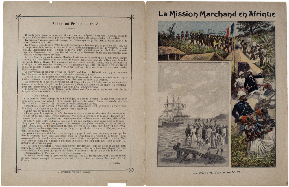 Le Retour en France - La mission Marchand en Afrique. N°12.