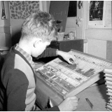 Enseignement technique : apprentissage des règles de l'imprimerie