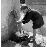 Coopératives scolaires : école de Haute Garonne, lavage des encriers