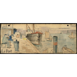 Tableau mural. Le port. 